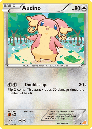 Audino - BW Trainer Kit Excadrill 12