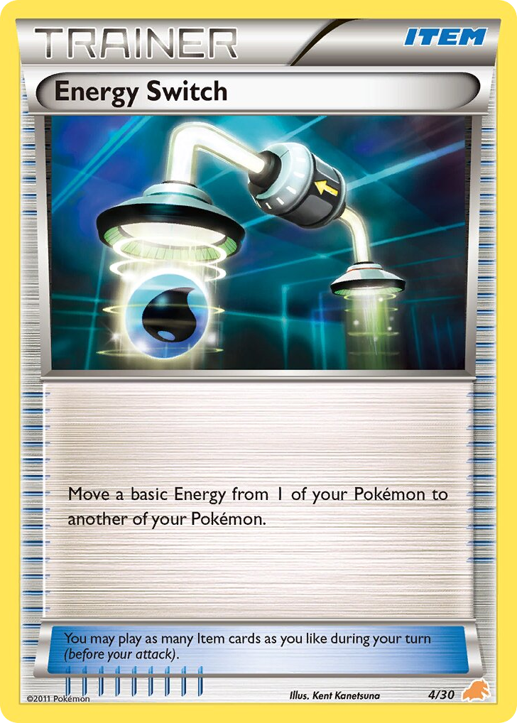 Energy Switch – BW Trainer Kit Excadrill 4/30 Pokémon card