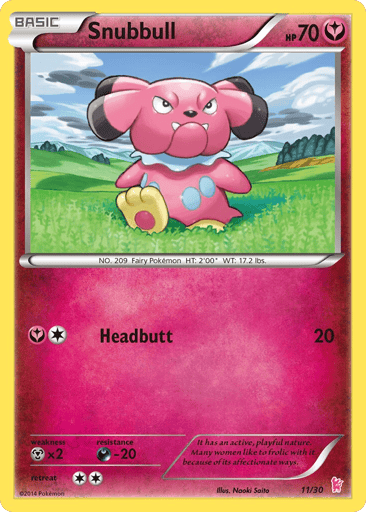 Snubbull - XY Trainer Kit Sylveon 11