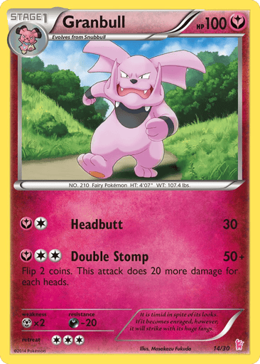 Granbull - XY Trainer Kit Sylveon 14