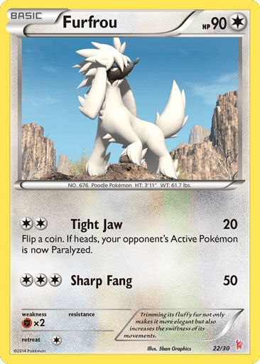 Furfrou - XY Trainer Kit Sylveon 22
