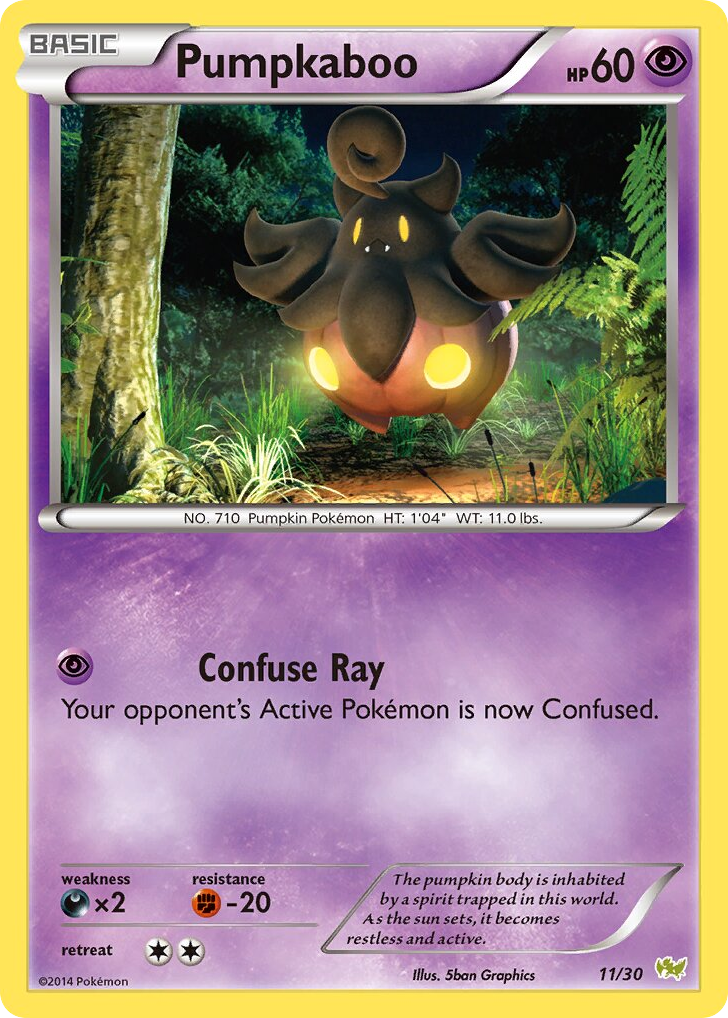 Pumpkaboo – XY Trainer Kit Noivern 11/30 Pokémon card