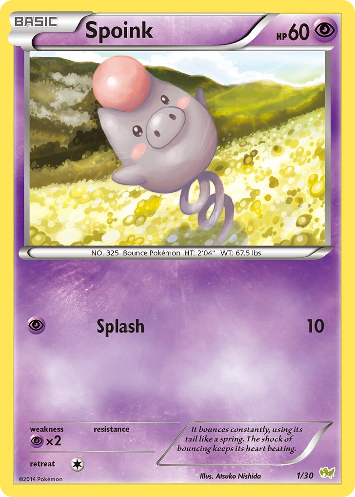 Spoink – XY Trainer Kit Noivern 1/30 Pokémon card