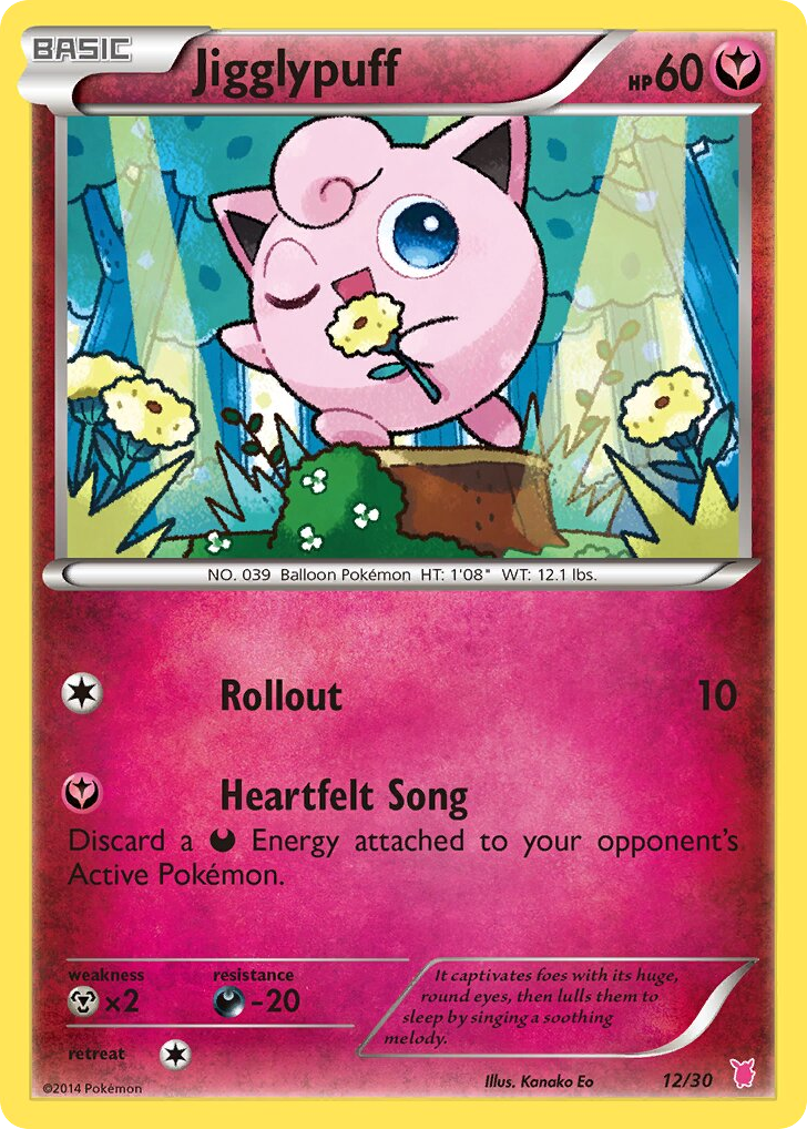 Jigglypuff – XY Trainer Kit Wigglytuff 12/30 Pokémon card