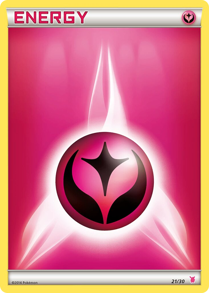 Fairy Energy – XY Trainer Kit Wigglytuff 21/30 Pokémon card