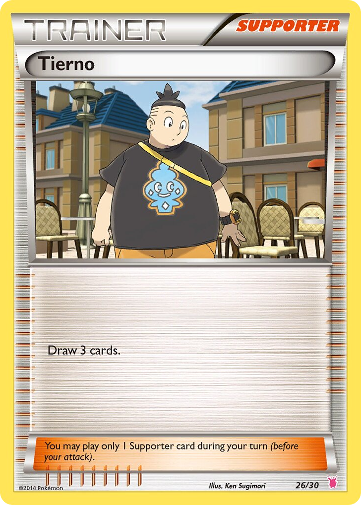 Tierno – XY Trainer Kit Wigglytuff 26/30 Pokémon card