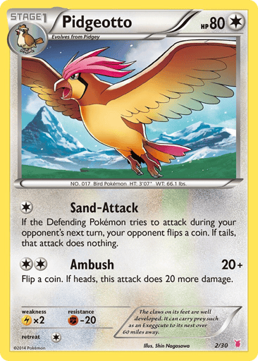 Pidgeotto - XY Trainer Kit Wigglytuff 2