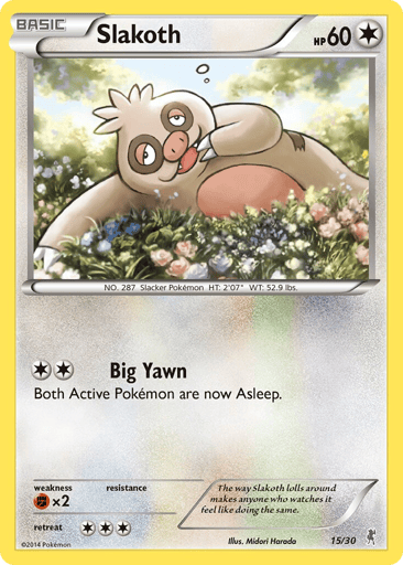 Slakoth - XY Trainer Kit Bisharp 15