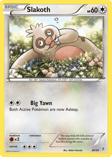 Slakoth - XY Trainer Kit Bisharp 26