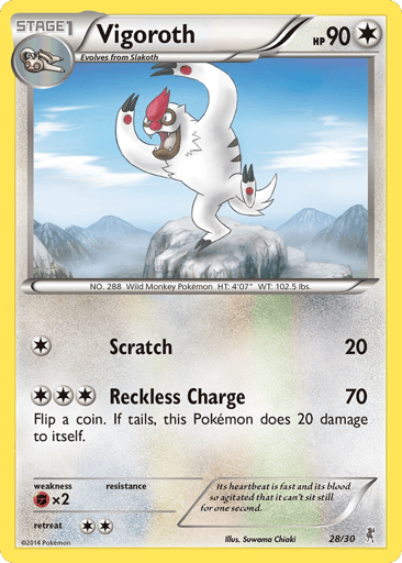 Vigoroth - XY Trainer Kit Bisharp 28