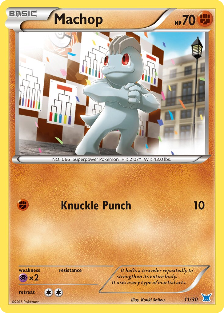 Machop – XY Trainer Kit Latios 11/30 Pokémon card