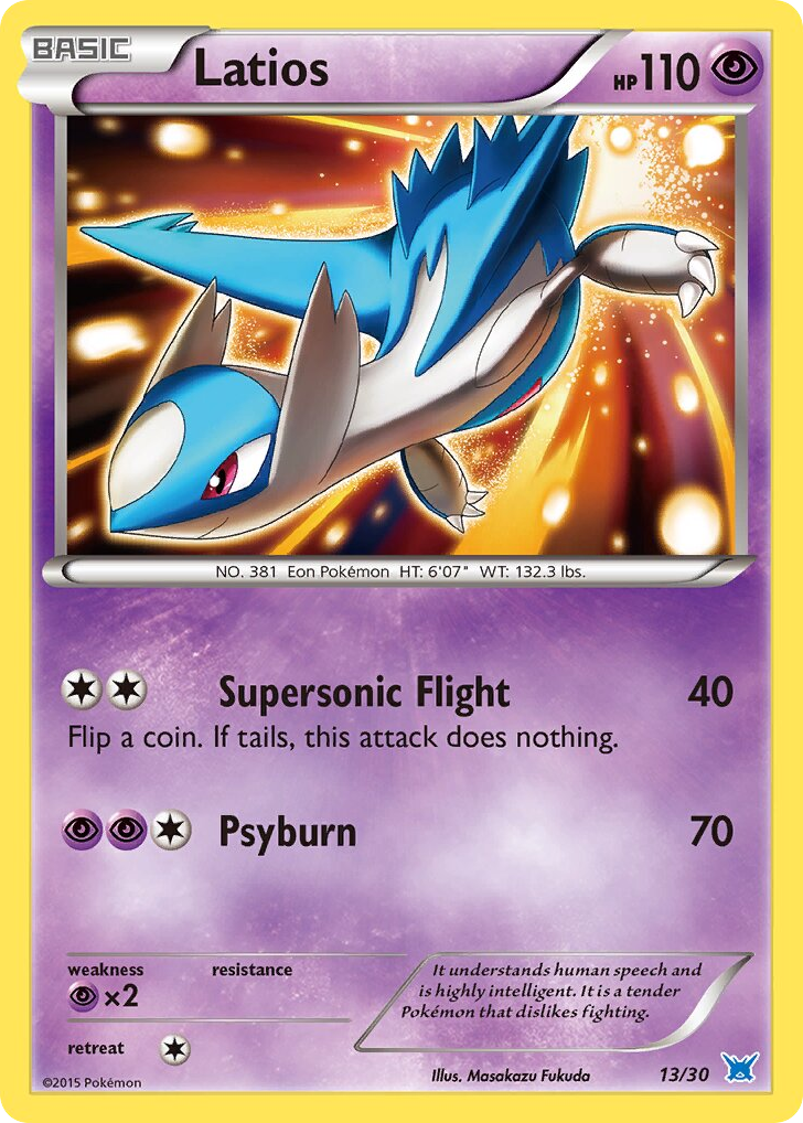 Latios – XY Trainer Kit Latios 13/30 Pokémon card