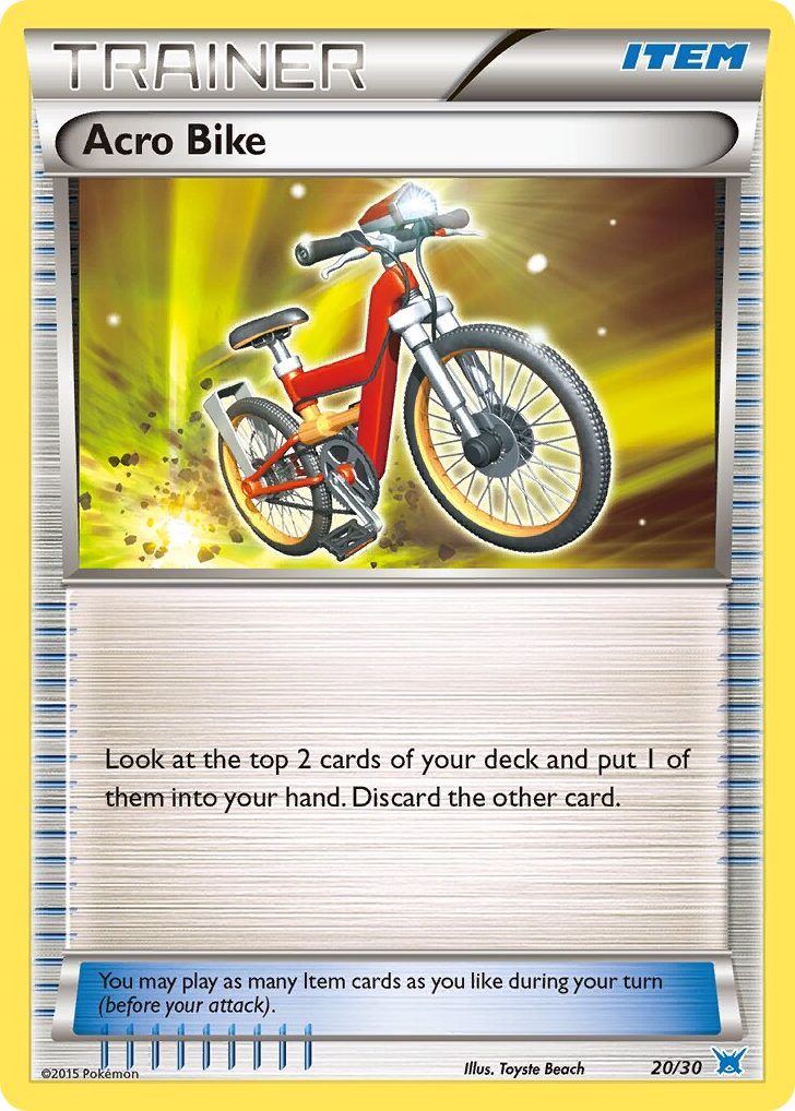 Acro Bike – XY Trainer Kit Latios 20/30 Pokémon card