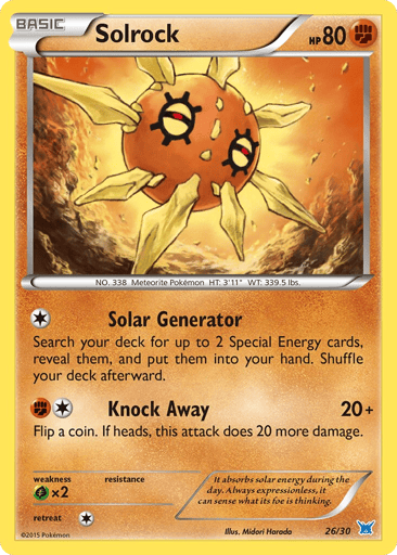Solrock - XY Trainer Kit Latios 26