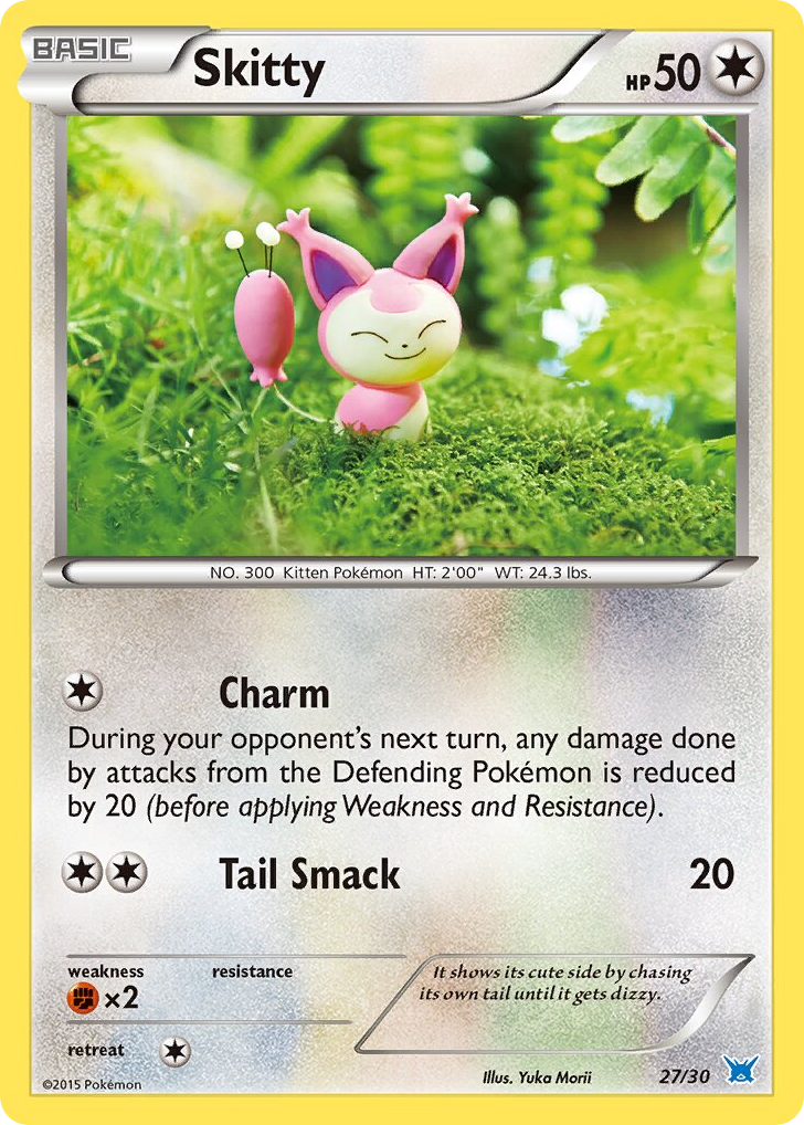 Skitty – XY Trainer Kit Latios 27/30 Pokémon card
