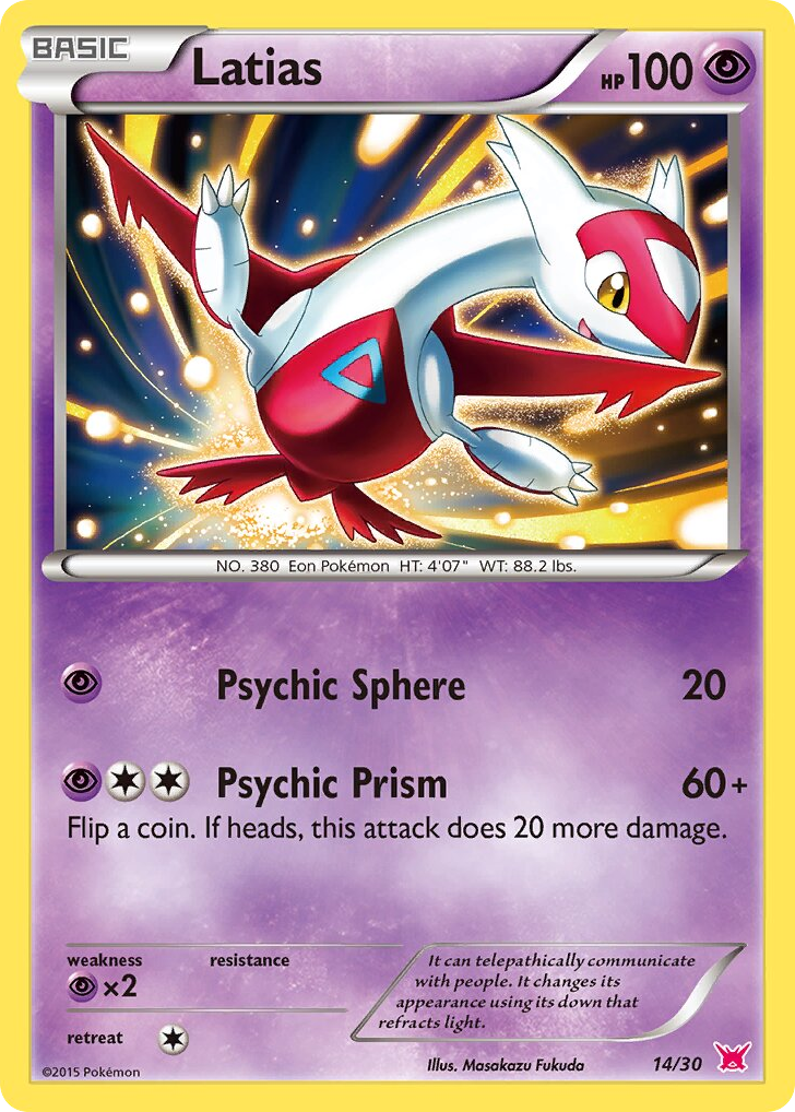 Latias – XY Trainer Kit Latias 14/30 Pokémon card