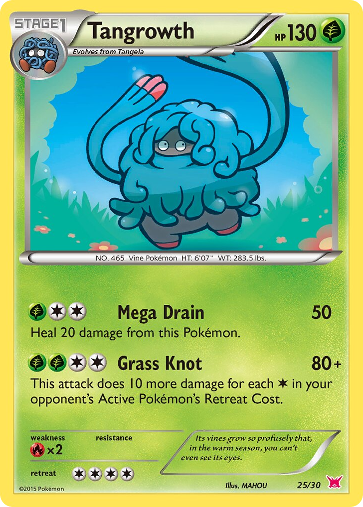 Tangrowth – XY Trainer Kit Latias 25/30 Pokémon card