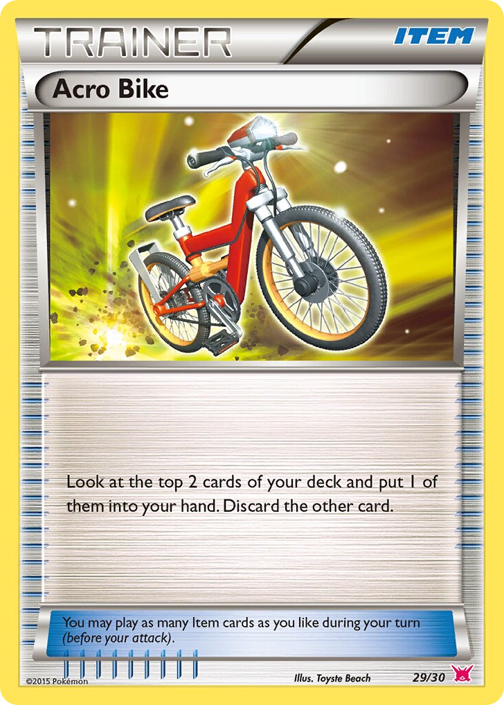 Acro Bike – XY Trainer Kit Latias 29/30 Pokémon card