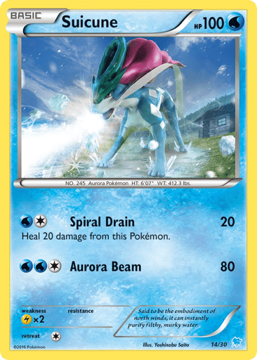 Suicune - XY Trainer Kit Suicune 14