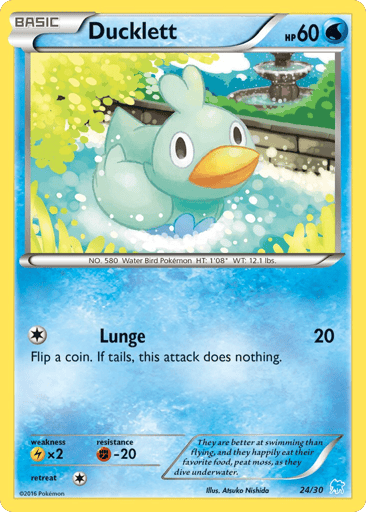 Ducklett - XY Trainer Kit Suicune 24