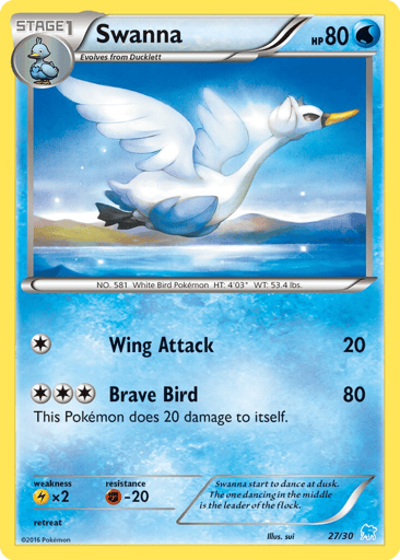 Swanna - XY Trainer Kit Suicune 27