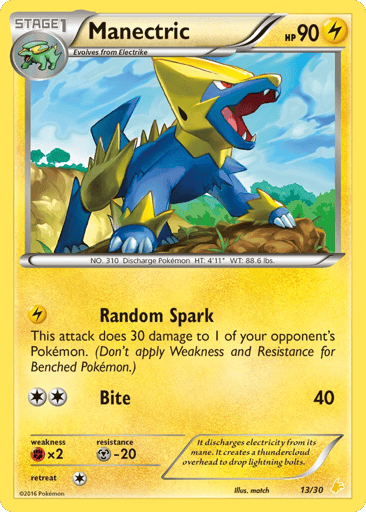 Manectric - XY Trainer Kit Pikachu Libre 13