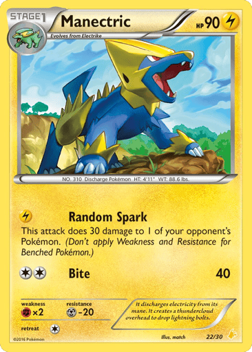 Manectric - XY Trainer Kit Pikachu Libre 22