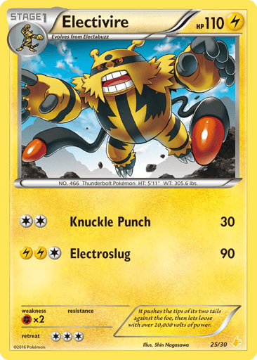 Electivire - XY Trainer Kit Pikachu Libre 25