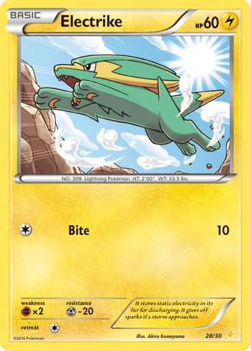 Electrike - XY Trainer Kit Pikachu Libre 28