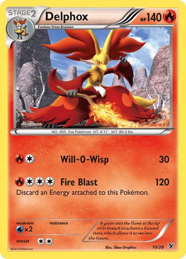 Delphox - Kalos Starter Set 10