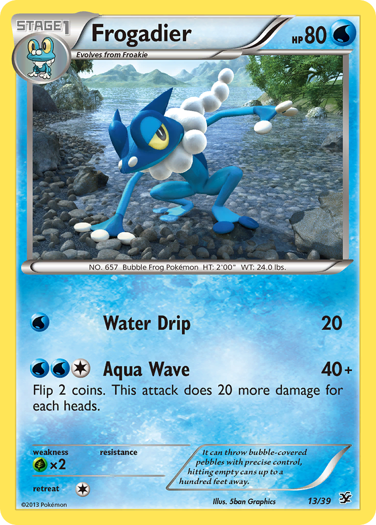 Frogadier – Kalos Starter Set 13/39 Pokémon card