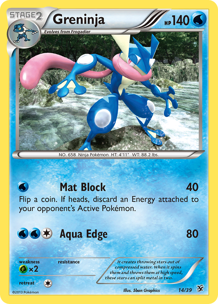 Greninja – Kalos Starter Set 14/39 Pokémon card