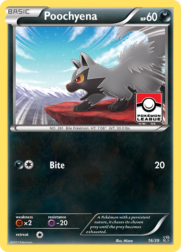 Poochyena – Kalos Starter Set 16/39 Pokémon card