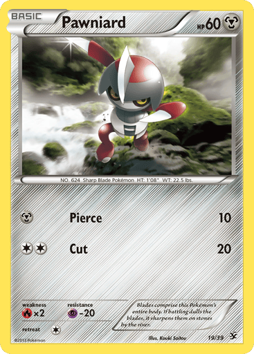 Pawniard - Kalos Starter Set 19