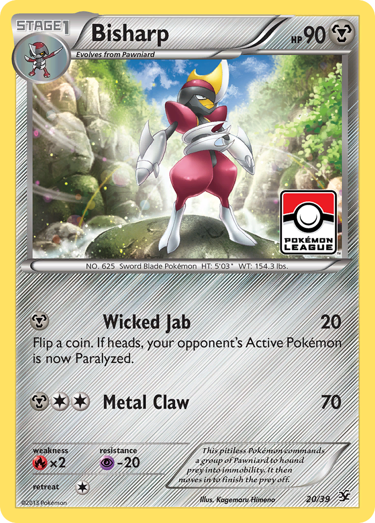 Bisharp – Kalos Starter Set 20/39 Pokémon card