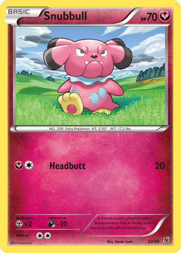Snubbull - Kalos Starter Set 22