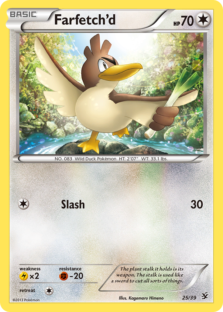 Farfetch'd – Kalos Starter Set 25/39 Pokémon card