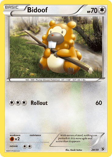 Bidoof - Kalos Starter Set 29
