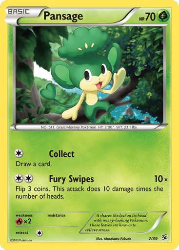 Pansage - Kalos Starter Set 2