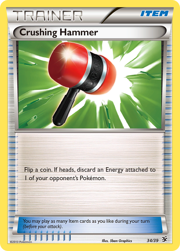 Crushing Hammer – Kalos Starter Set 34/39 Pokémon card