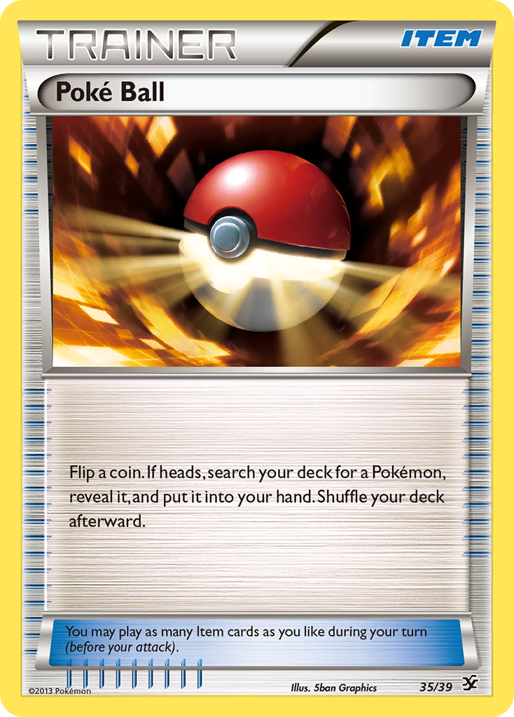 Poké Ball – Kalos Starter Set 35/39 Pokémon card