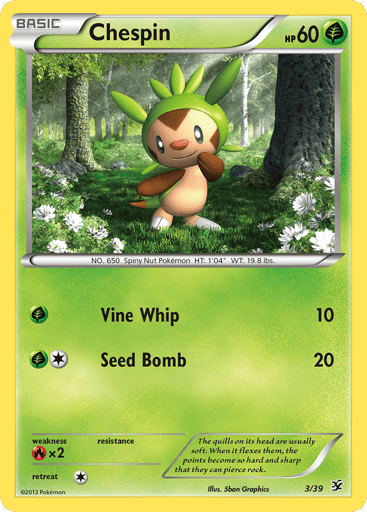 Chespin - Kalos Starter Set 3
