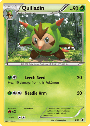 Quilladin - Kalos Starter Set 4