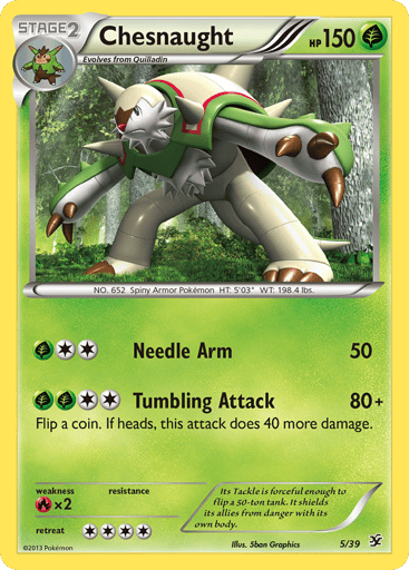 Chesnaught - Kalos Starter Set 5