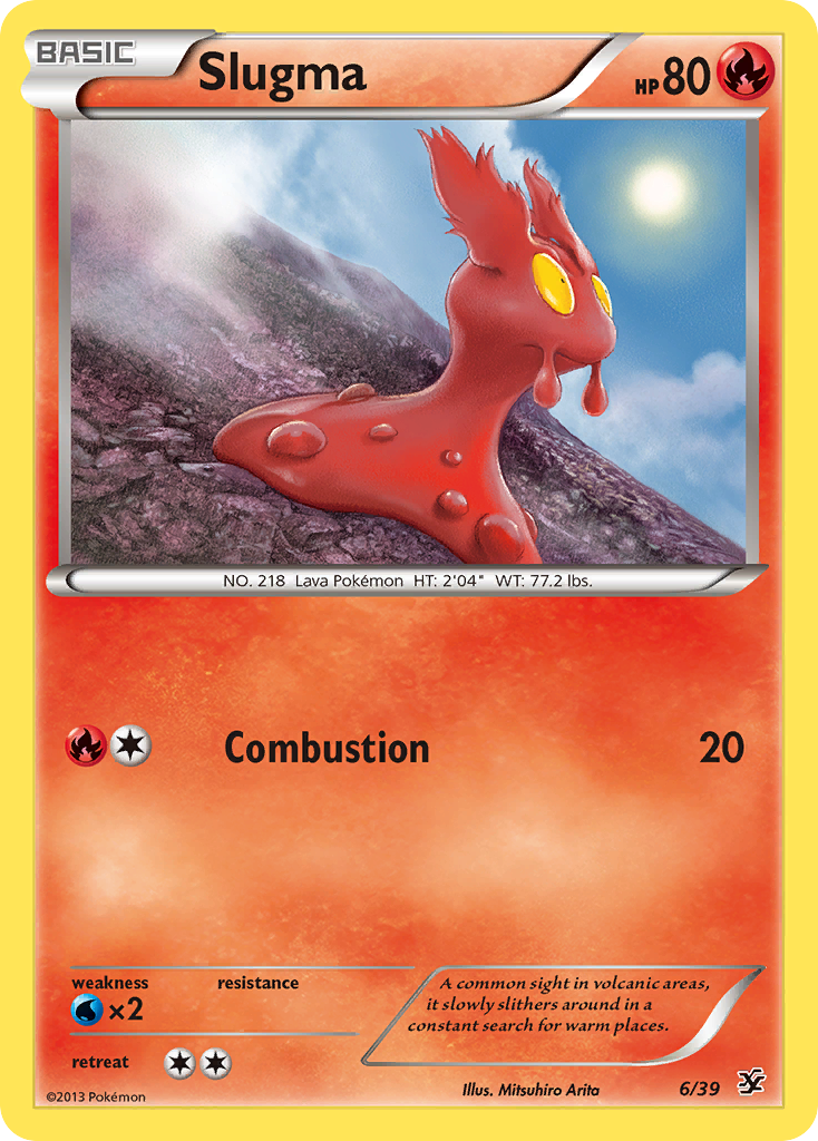 Slugma – Kalos Starter Set 6/39 Pokémon card