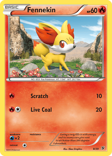 Fennekin - Kalos Starter Set 8