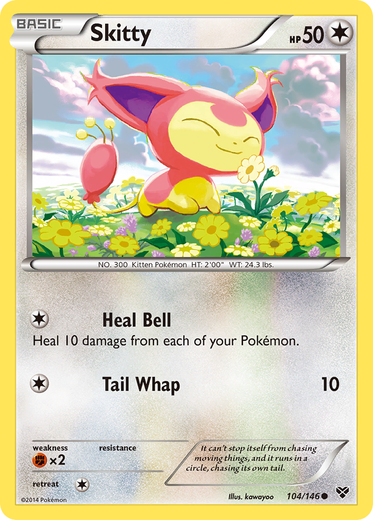 Skitty – XY 104/146 Pokémon card