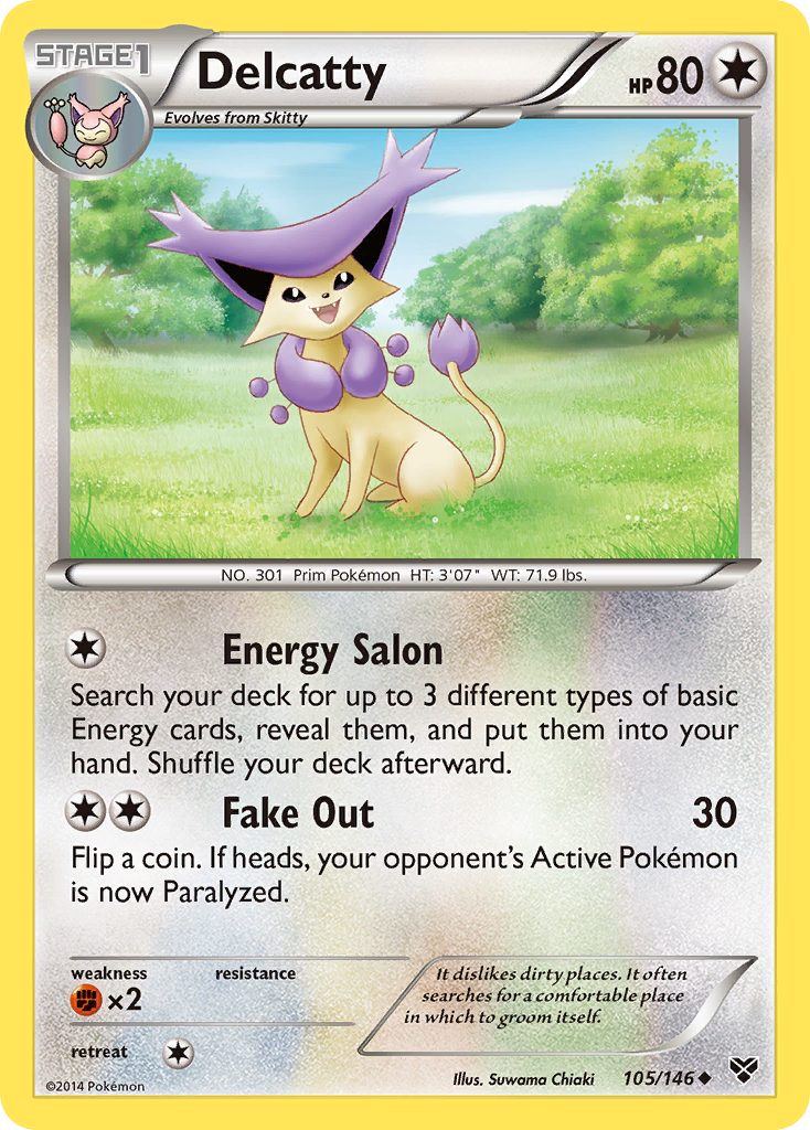Delcatty – XY 105/146 Pokémon card