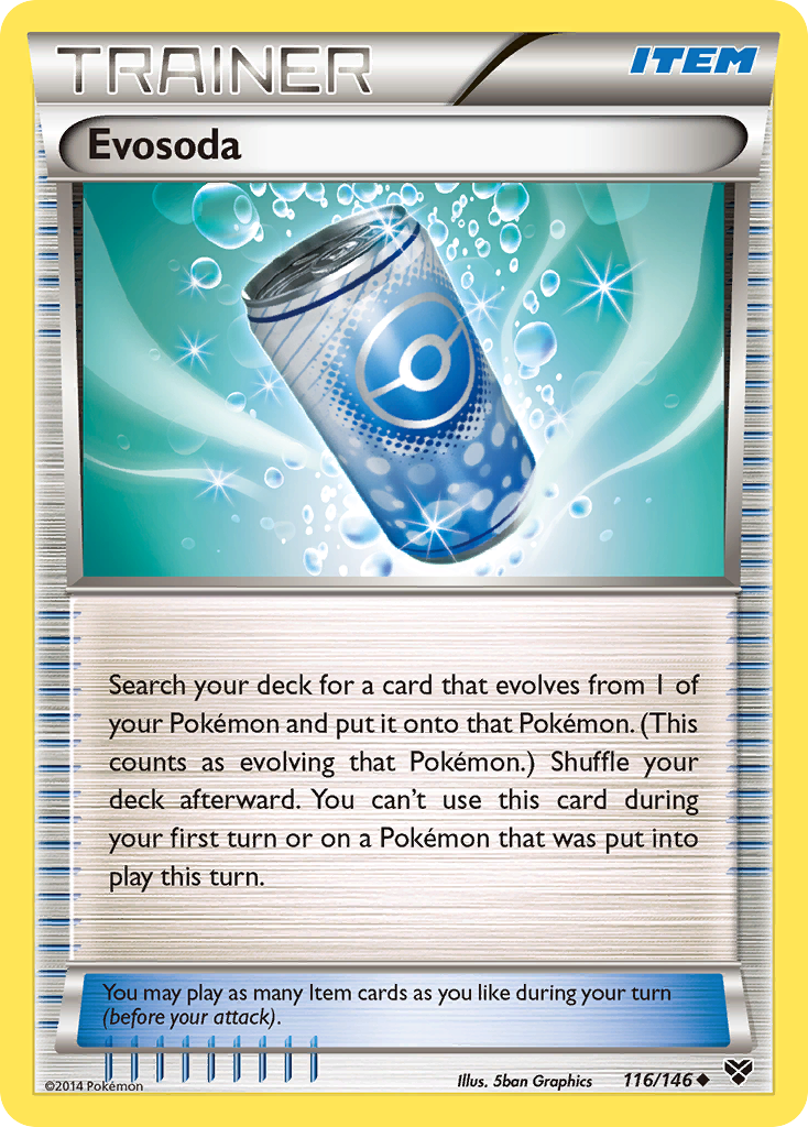 Evosoda – XY 116/146 Pokémon card