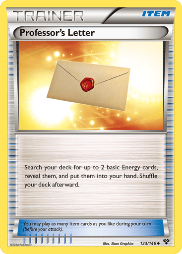 Professor's Letter - XY 123